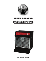 SWR Sound Stereo Amplifier Super Redhead User manual