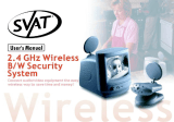 SVAT Electronics 2.4 GHz Wireless B/W Security System User manual