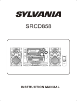 Sylvania CD Player SRCD858 User manual