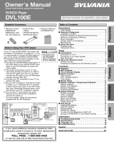 Sylvania WV205ffunai User manual