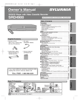 Sylvania DVD Player SRD4900 User manual