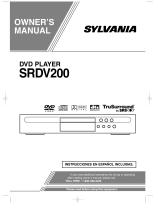 Sylvania DVD Player SRDV200 User manual