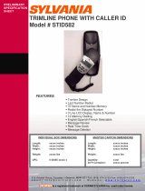 Sylvania Cordless Telephone STID582 User manual