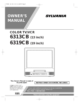 Sylvania TV VCR Combo 6313CB, 6319CB User manual