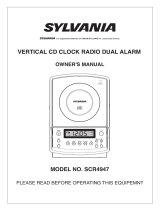 Sylvania Clock Radio SCR4947 User manual
