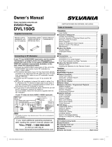 Sylvania DVL150G User manual