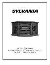 Sylvania SRCD822 User manual