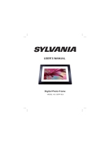 Sylvania Digital Photo Frame SDPF1033 User manual