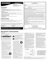 Sylvania 6615LF4 User manual