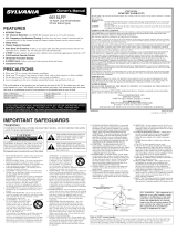 Sylvania 6615LF4 User manual