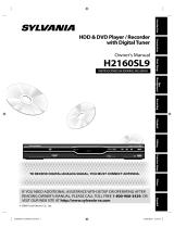 Sylvania DVD Recorder H2160SL9 User manual