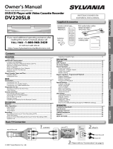 Sylvania dv220sl8 User manual