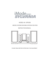 Sylvania MP3 Docking Station SIP3050 User manual