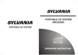 Sylvania Portable CD Player SRCD3050 User manual