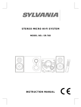 Sylvania Speaker System SR-748 User manual