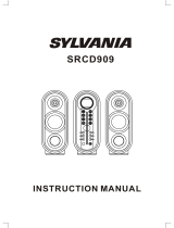 Sylvania Stereo System SRCD909 User manual