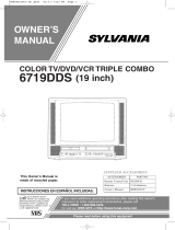 Sylvania TV DVD Combo 6719DDS User manual