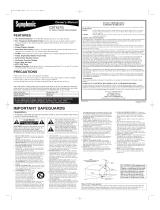 Symphonic CRT Television CST427G User manual