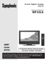 Sylvania Flat Panel Television WF32L6 User manual