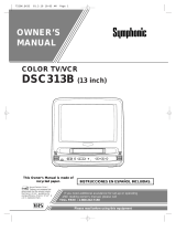 SymphonicTV VCR Combo DSC313B