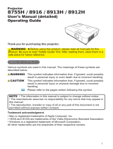 Hitachi CPX301 - CP XGA LCD Projector User manual