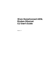 3com ADSL Modem Ethernet User manual