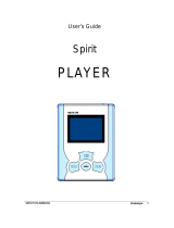Spirit CD Player PLAYER User manual