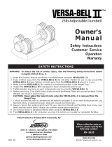 Stamina VERSA-BELL II User manual