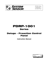 System Sensor PDRP-1001 Series User manual