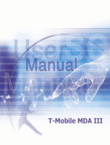 T-Mobile MDA III User manual