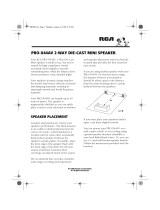 RCA PRO-X44AV User manual
