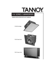 Tannoy Speaker Subwoofers User manual