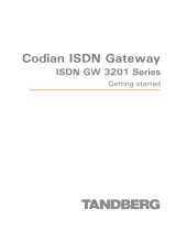 TANDBERG Codian GW 3201 Series User manual