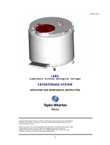 Taylor-Wharton Freezer TW-357 User manual