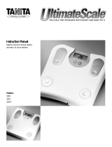 Tanita Scale 2001T User manual