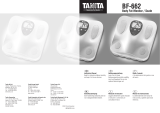 Tanita Scale BF-662 User manual