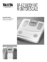 Tanita Scale BF-623 User manual