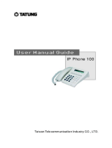 Tatung IP Phone 100 User manual