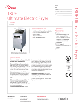 TEAC Fryer 18UE User manual