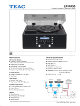 TEAC LP-R450 User manual