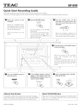 TEAC GF-650 User manual