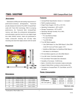 Transcend Information TS16GCF600 User manual