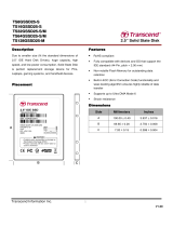 Transcend Information Computer Drive TS128GSSD25-M User manual