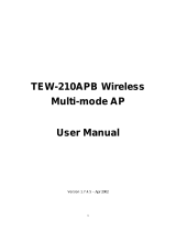 Trendnet Network Card TEW-210APB User manual