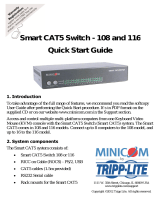 Tripp Lite Switch 108 User manual