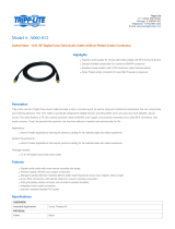 Tripp Lite TV Cables A060-012 User manual