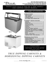 True Manufacturing Company Freezer THDC-6 User manual