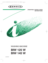 Tricity Bendix Washer BIW 125 W User manual