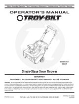 Troy-Bilt 5521 User manual