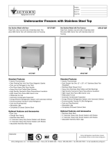 Victory Refrigeration Freezer UF-227-SSST User manual
